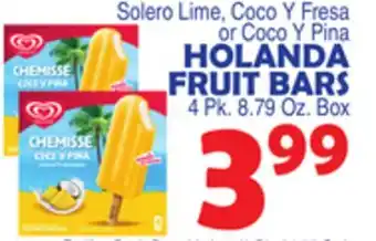 Bravo Supermarkets HOLANDA FRUIT BARS offer