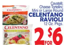 Bravo Supermarkets CELENTANO RAVIOLI offer