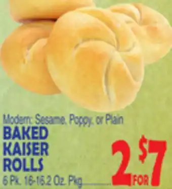 Bravo Supermarkets BAKED KAISER ROLLS offer