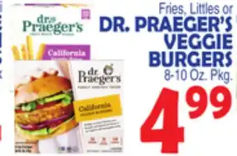 Bravo Supermarkets DR.PRAEGER'S VEGGIE BURGERS offer