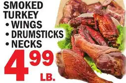 Bravo Supermarkets SMOKED TURKEY ,WINGS , DRUMSTICKS,NECKS offer