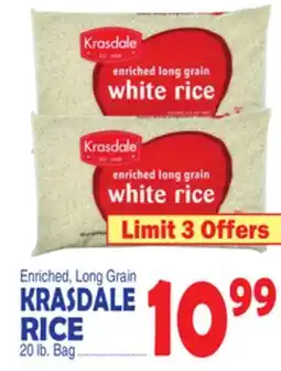 Bravo Supermarkets KRASDALE RICE offer