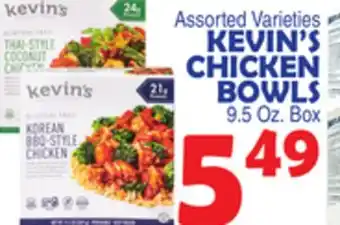 Bravo Supermarkets KEVIN'S CHICKEN BOWLS offer