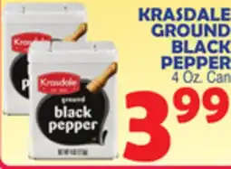 Bravo Supermarkets KRASDALE GROUND BLACK PEPPER offer