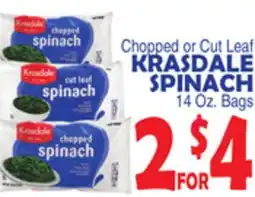 Bravo Supermarkets KRASDALE SPINACH offer