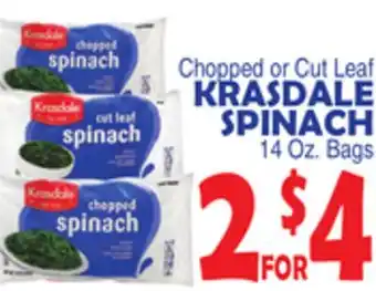 Bravo Supermarkets KRASDALE SPINACH offer