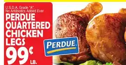 Bravo Supermarkets PERDUE QUARTERED CHICKEN LEGS offer