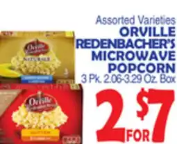 Bravo Supermarkets ORVILLE REDENBACHER'S MICROWAVE POPCORN offer