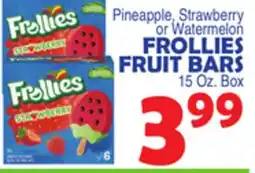 Bravo Supermarkets FROLLIES FRUIT BARS offer