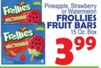 Bravo Supermarkets FROLLIES FRUIT BARS offer