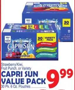 Bravo Supermarkets CAPRI SUN VALUE PACK offer