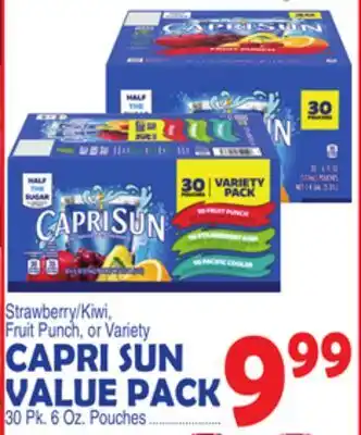 Bravo Supermarkets CAPRI SUN VALUE PACK offer