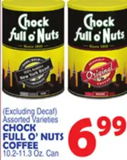 Bravo Supermarkets CHOCK FULL O'NUTS COFFEE offer