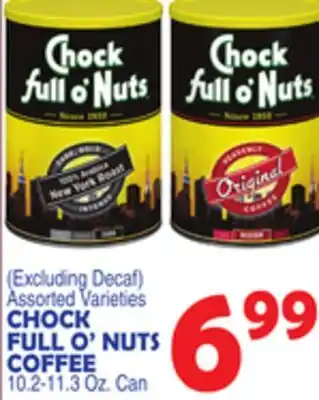 Bravo Supermarkets CHOCK FULL O'NUTS COFFEE offer