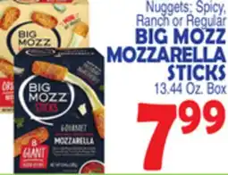 Bravo Supermarkets BIG MOZZ MOZZARELLA STICKS offer