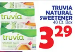 Bravo Supermarkets TRUVIA NATURAL SWEETENER offer