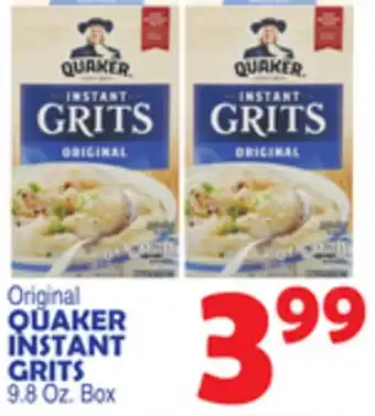 Bravo Supermarkets QUAKER INSTANT GRITS offer