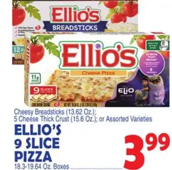 Bravo Supermarkets ELLIO'S 9 SLICE PIZZA offer