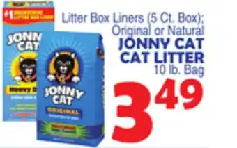 Bravo Supermarkets JONNY CAT LITTER 10 lb. Bag offer
