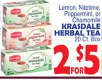 Bravo Supermarkets KRASDALE HERBAL TEA offer