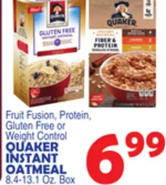 Bravo Supermarkets QUAKER INSTANT OATMEAL offer