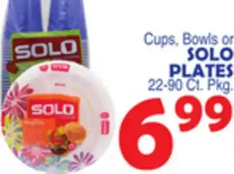 Bravo Supermarkets SOLO PLATES offer