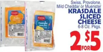 Bravo Supermarkets KRASDALE SLICED CHEESE offer