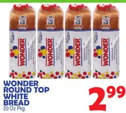 Bravo Supermarkets WONDER ROUND TOP WHITE BREAD offer