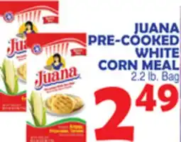 Bravo Supermarkets JUANA PRE-COOKED WHITE CORN MEAL offer