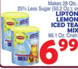 Bravo Supermarkets LIPTON LEMON ICED TEA MIX offer