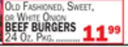 Bravo Supermarkets BEEF BURGERS offer