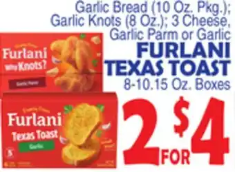 Bravo Supermarkets FURLANI TEXAS TOAST offer