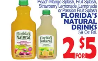 Bravo Supermarkets FLORIDA'S NATURAL DRINKS offer