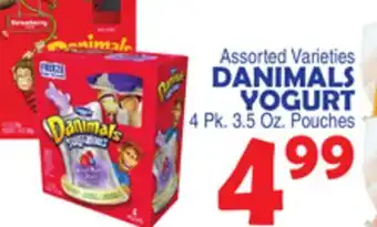 Bravo Supermarkets DANIMALS YOGURT offer