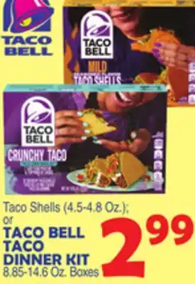 Bravo Supermarkets TACO BELL TACO DINNER KIT offer