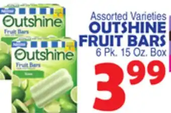 Bravo Supermarkets OUTSHINE FRUIT BARS offer