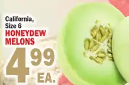 Bravo Supermarkets HONEYDEW MELONS offer
