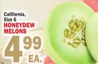 Bravo Supermarkets HONEYDEW MELONS offer