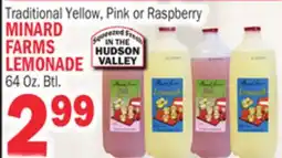Bravo Supermarkets MINARD FARMS FARMS LEMONADE offer
