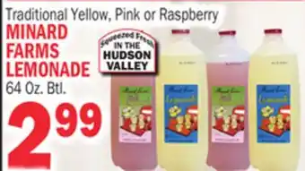 Bravo Supermarkets MINARD FARMS FARMS LEMONADE offer