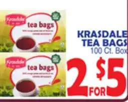 Bravo Supermarkets KRASDALE TEA BAGS offer