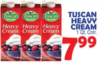 Bravo Supermarkets TUSCAN HEAVY CREAM offer