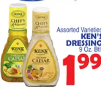 Bravo Supermarkets KEN'S DRESSING offer
