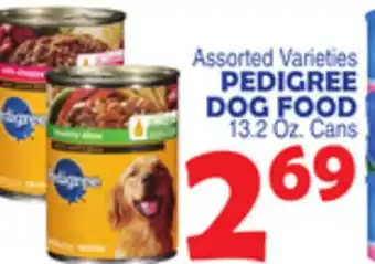 Bravo Supermarkets PEDIGREE DOG FOOD offer