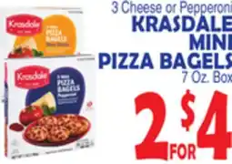 Bravo Supermarkets KRASDALE MINI PIZZA BAGELS offer