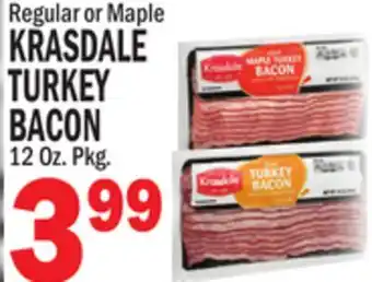 Bravo Supermarkets KRASDALE TURKEY BACON offer