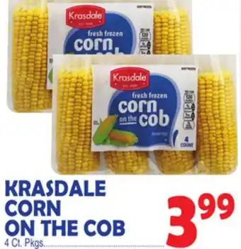 Bravo Supermarkets KRASDALE CORN ON THE COB offer