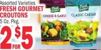 Bravo Supermarkets FRESH GOURMET CROUTONS offer