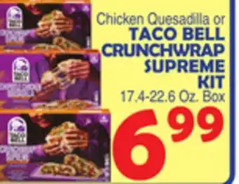 Bravo Supermarkets TACO BELL CRUNCHWRAP SUPREME KIT offer