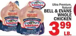 Bravo Supermarkets BELL & EVANS WHOLE CHICKEN offer